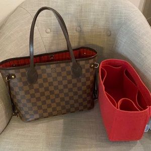 Authentic Louis Vuitton Neverfull PM Damier Ebene